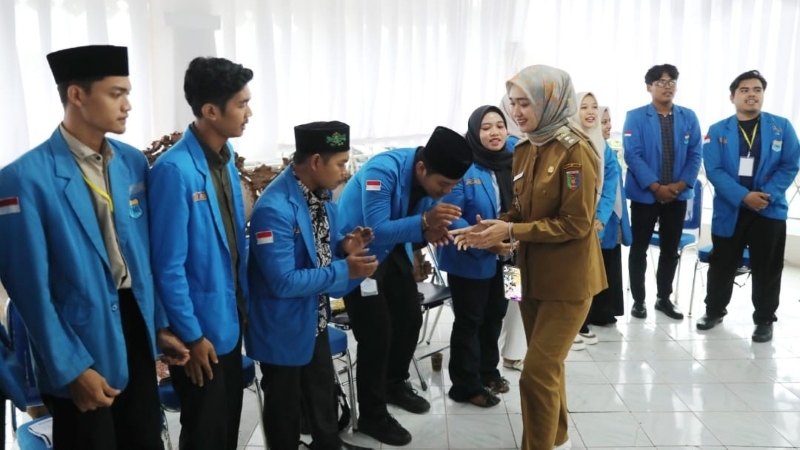 Wagub Jihan Bekali Kader PMII Lampung Timur dengan Ilmu Lobi