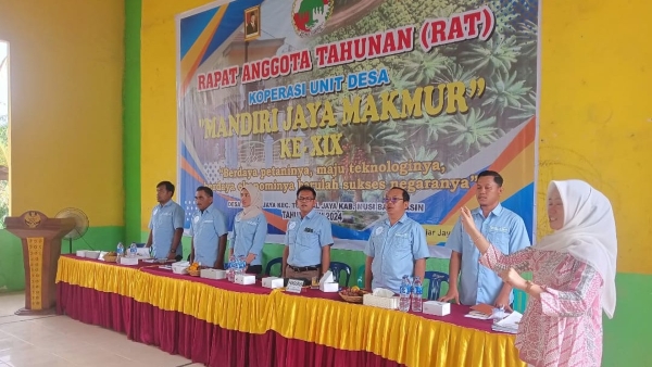 KUD Mandiri Jaya Makmur Gelar RAT Ke-19, Bahas Strategi Pemberdayaan Petani dan Pembangunan PKS