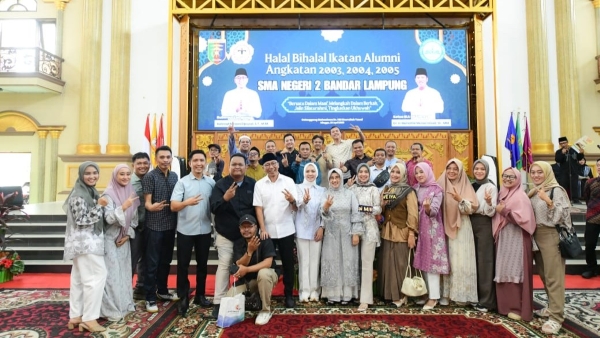 Gubernur Lampung Ajak Alumni SMANDA Tingkatkan Kualitas SDM