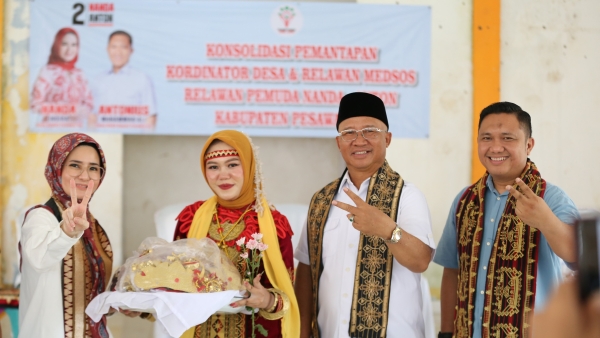 Anggota DPR RI dan DPRD Provinsi Hadiri Konsolidasi Relawan Nanda-Anton Jelang PSU Pesawaran