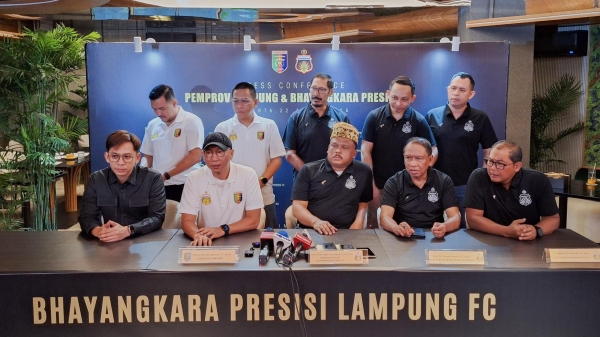 Gubernur Mirza Sambut Hangat Bhayangkara FC di Lampung