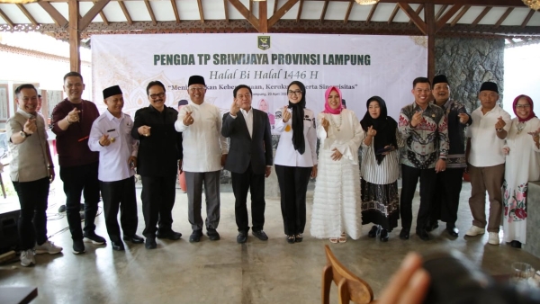 Wagub Jihan Puji Kontribusi TP Sriwijaya dalam Pembangunan Lampung