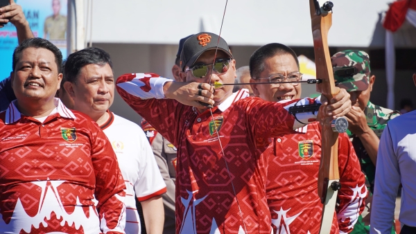 Gubernur Buka Kejuaraan Panahan, Lampung Bidik Prestasi Nasional