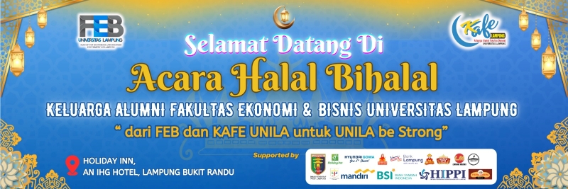 Ratusan Alumni FEB Unila Padati Halal Bihalal, Eratkan Silaturahmi