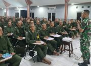 Paspers Brigif 4 Mar/BS Bekali Peserta SPPI dengan Bela Negara dan Sejarah Bangsa