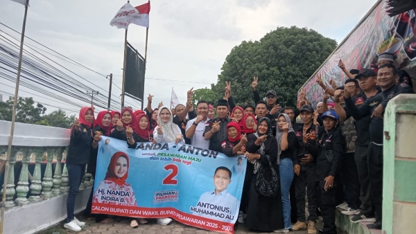 GRIB Jaya Pesawaran Siap Menangkan Nanda-Anton di PSU