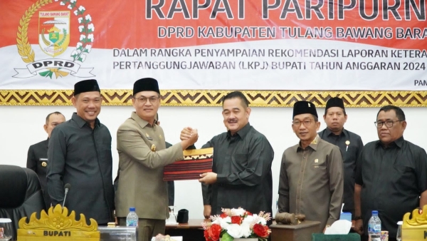 DPRD Tubaba Berikan Rekomendasi Tajam untuk LKPJ 2024 Pemkab