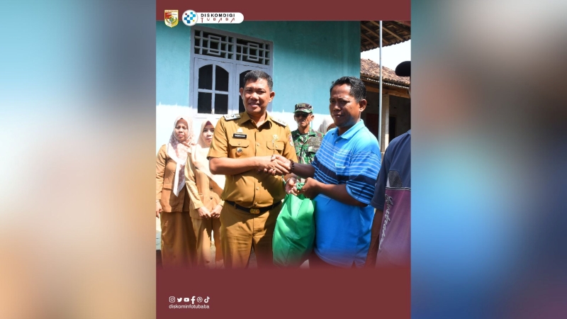 Wabup Tubaba Gandeng Baznas Salurkan Bantuan Korban Puting Beliung Tumijajar