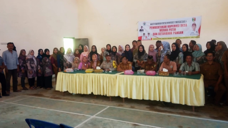 Sukajaya Tanggamus Bentuk Koperasi Merah Putih Guna Perkuat Ketahanan Pangan
