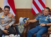 Kapolres Lhokseumawe Jalin Silaturahmi Erat dengan Danlanal