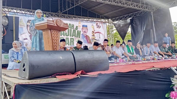 Ribuan Jamaah Padati Pengajian Akbar HUT Way Kanan