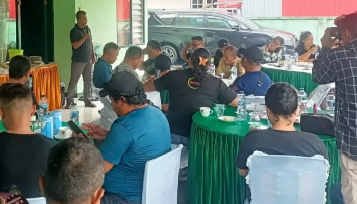 Dandim 1301/Sangihe Pererat Silaturahmi dengan Insan Pers