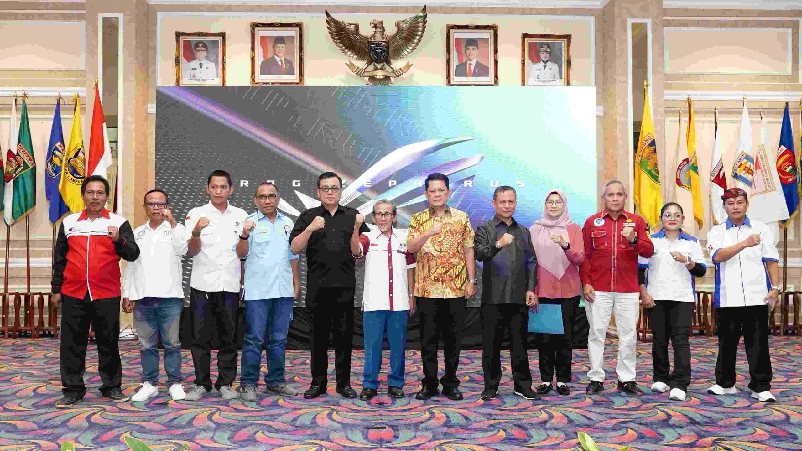 Gubernur Lampung Dampingi Buruh Dengar Janji Presiden