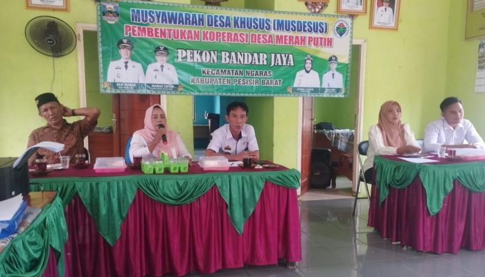 Pekon Bandar Jaya Ngaras Bentuk Koperasi Merah Putih