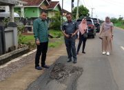 Jalan Sukadana-Bumi Nabung Hancur Lagi, Komisi III DPRD Lamtim Turun Tangan