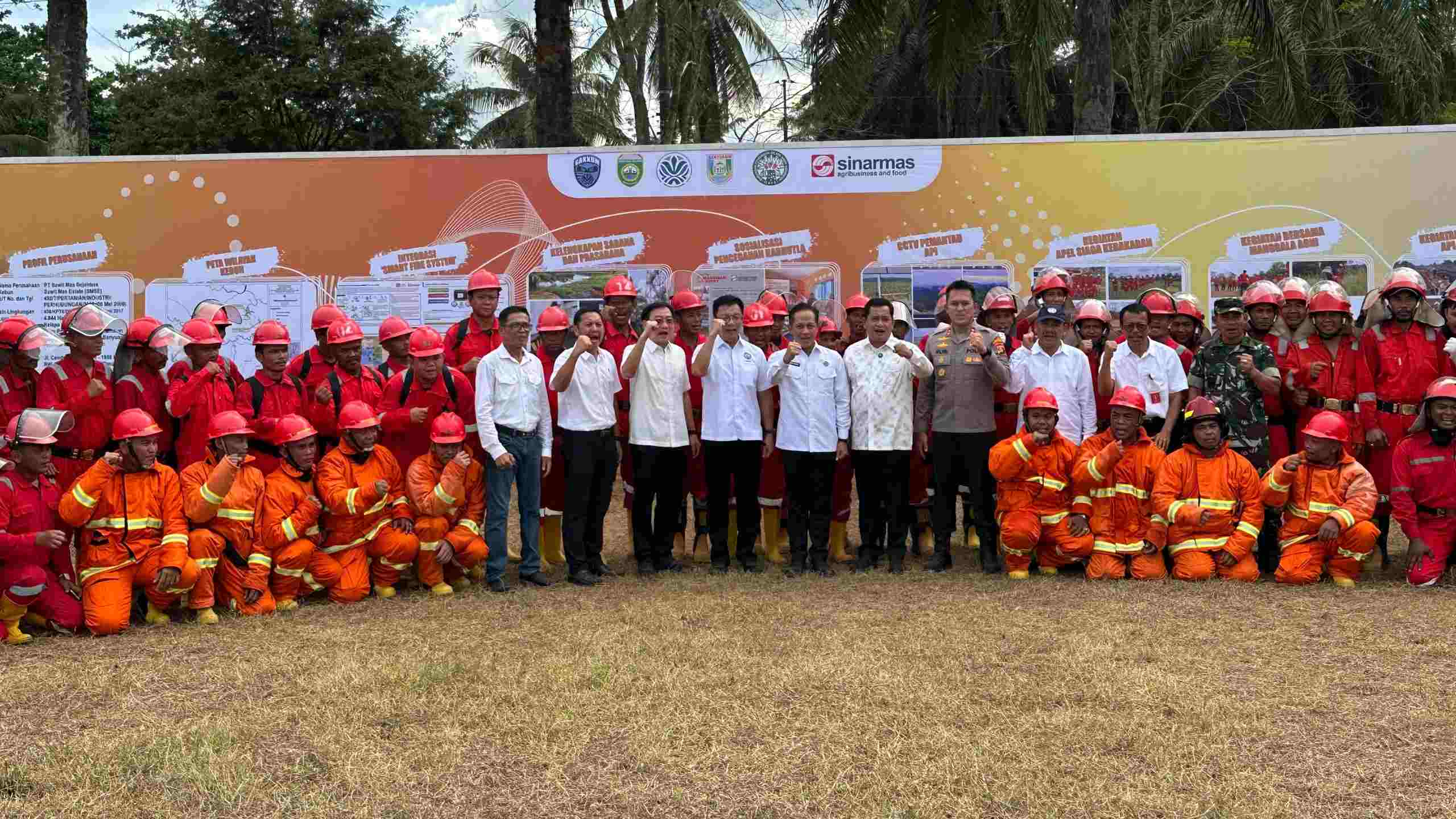 Antisipasi Karhutla, Menteri LHK Kunjungi PT SMS Banyuasin