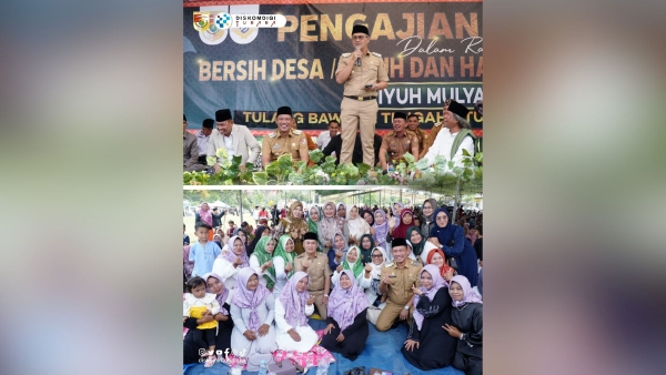 Gus Muwafiq Guncang Tubaba, Ribuan Warga Hadiri Pengajian Akbar Bersih Desa