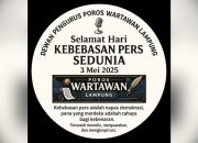 Kebebasan Pers Bukan Hadiah, Tapi Hasil Perjuangan