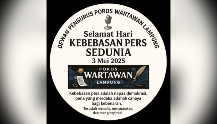 Kebebasan Pers Bukan Hadiah, Tapi Hasil Perjuangan