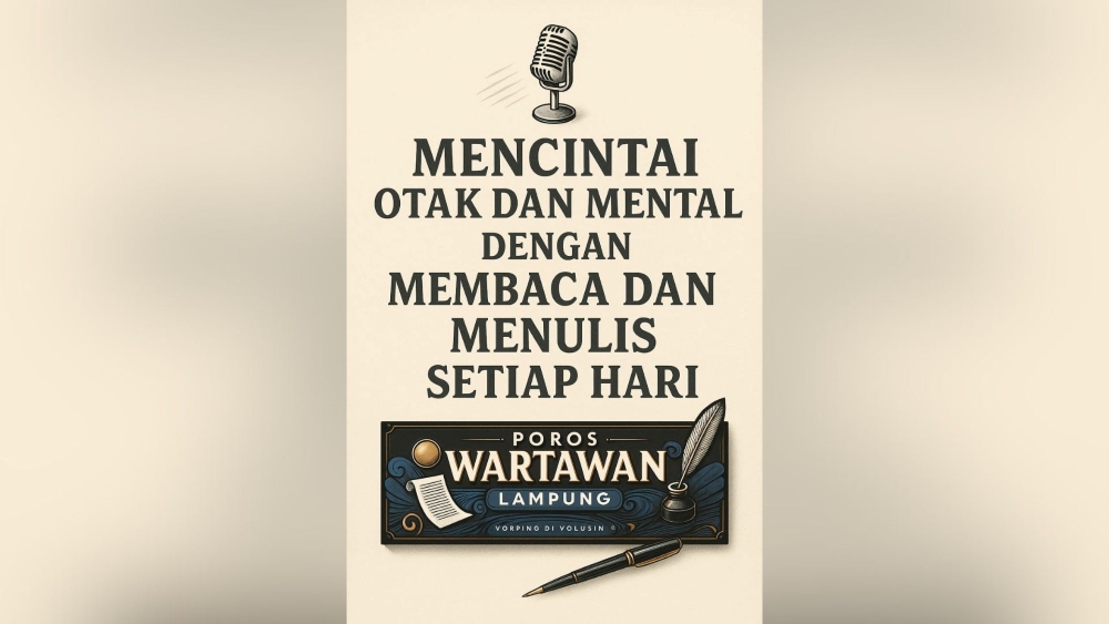 Mencintai Otak dan Mental dengan Membaca dan Menulis Setiap Hari