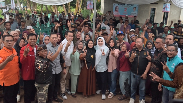 Relawan PERKASA Siap Menangkan Nanda-Anton di PSU Pesawaran