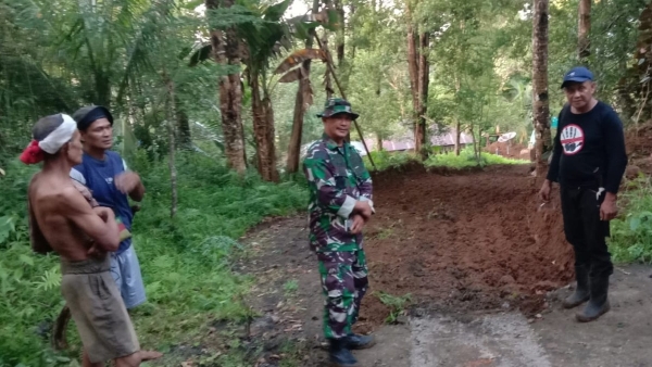 TMMD Pacu Pembangunan Jalan di Kampung Pusunge
