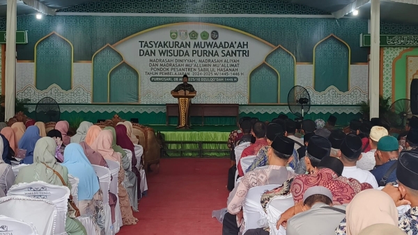 Ponpes Sabilul Hasanah Banyuasin Lepas Ratusan Santri Terbaik