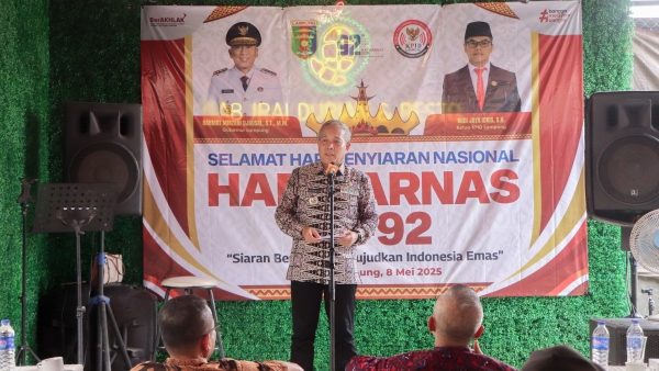Harsiarnas ke-92: Gubernur Ajak Insan Penyiaran Lampung Selamatkan Nyawa Lewat Donor Darah