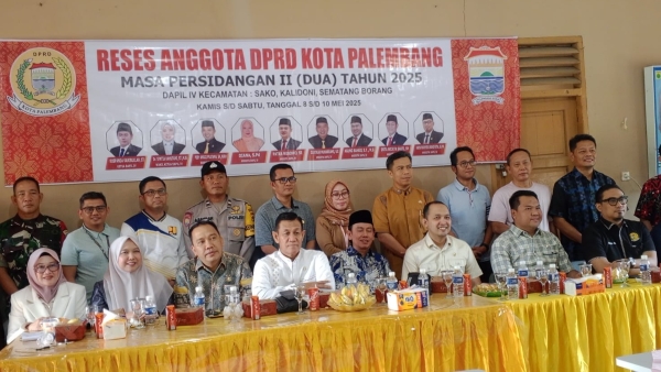 Reses DPRD Palembang di SMPN 53: Banjir Jadi Sorotan Utama Infrastruktur