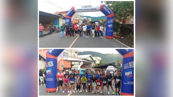 BRI Tahuna Sponsori Lomba Lari Meriahkan HUT Ke-64 GMIST Patmos