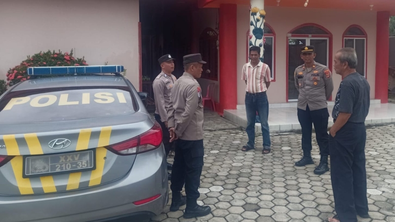 Polres Tanggamus Jamin Keamanan Perayaan Waisak di Vihara Dharma Agung