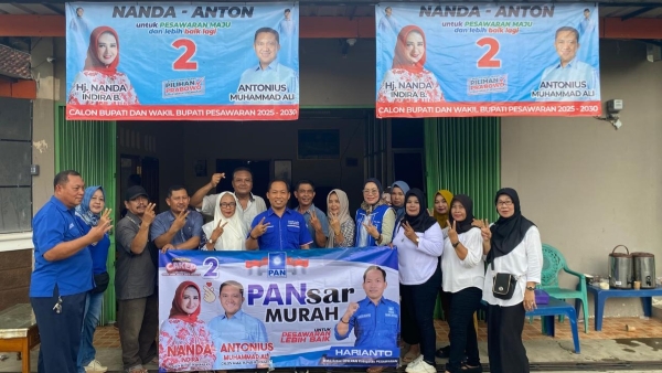 PAN Jualan Program Nanda-Anton Lewat Pasar Murah