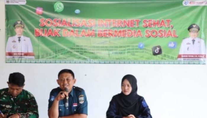 Cegah Pencemaran Nama Baik, Diskominfotiksan Pesisir Barat Gelar Sosialisasi Internet Sehat