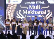 Adit Bintang dan Marcheline Aurely Dinobatkan Jadi Muli Mekhanai Lampung 2025