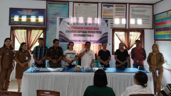 Masyarakat Antusias Sambut Pembentukan Koperasi Merah Putih di Tona 2 Sangihe