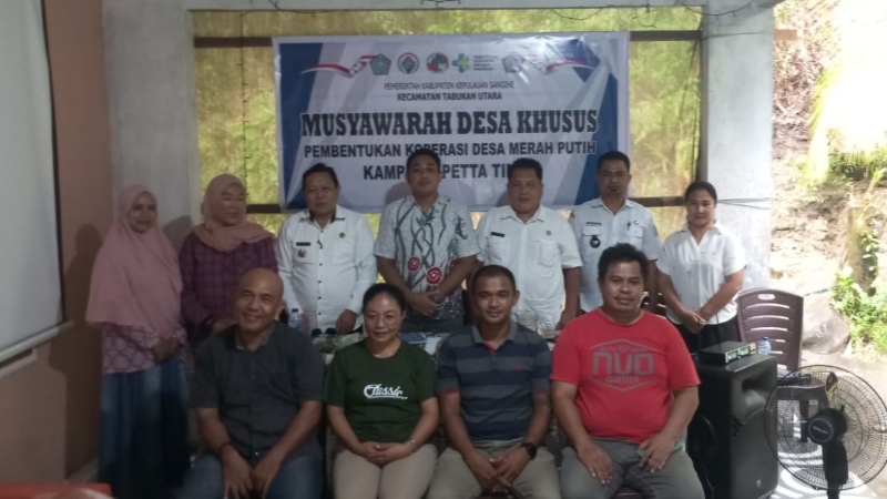 Kampung Petta Timur Bentuk Koperasi Merah Putih, Dorong Ekonomi Lokal