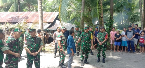 Tim Wasev Tinjau Progres TMMD ke-124 Kodim 1301/Sangihe