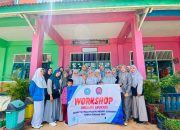Dosen Fakultas Kesehatan Universitas Muhammadiyah Pringsewu (UMPri), bersama tim pelaksana program pengabdian masyarakat inovatif, saat berbincang dengan orang tua siswa TK Aisyiyah 1 Pringsewu, Jumat (2/5/2025).