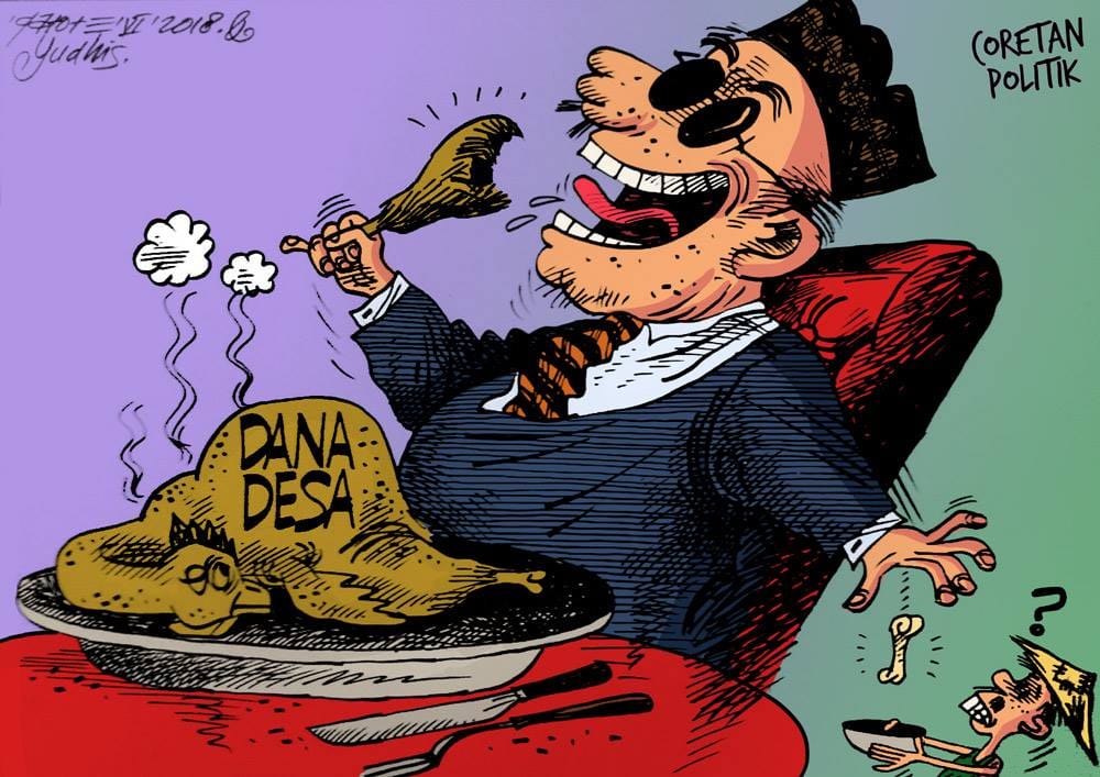 Ilustrasi Penyimpangan Dana Desa.