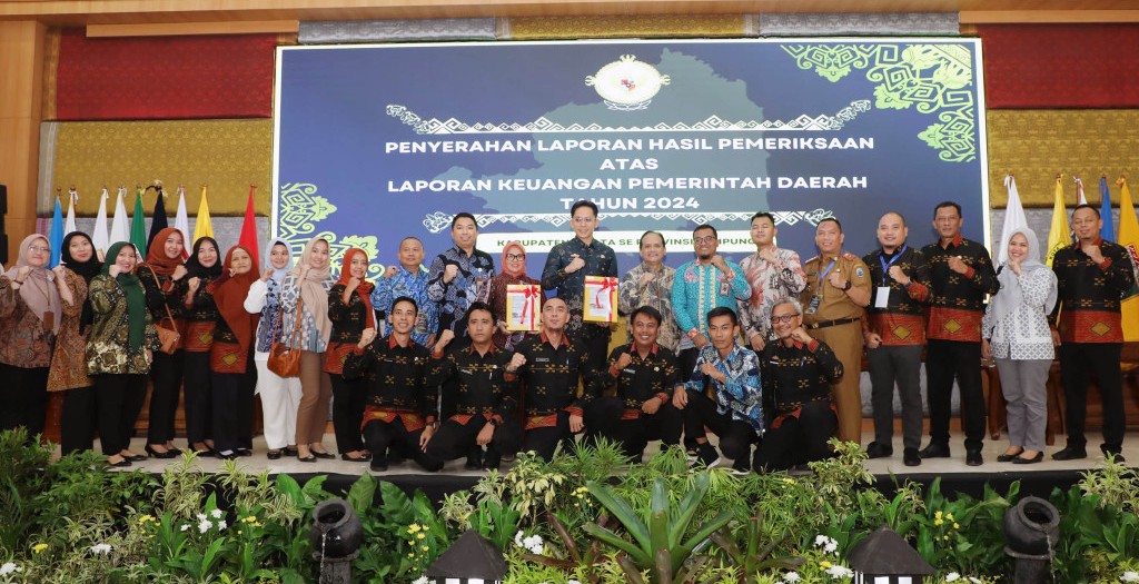 Pemkab Lampung Selatan kembali raih opini WTP ke-9 kali berturut-turut dari BPK RI atas LKPD Tahun Anggaran 2024.