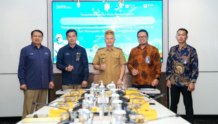 PLN Nusantara Power Gandeng Pemkab Gunung Mas dan PLN EPI Dorong Ekonomi Hijau Daerah