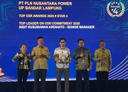 PLN NP UP Bandar Lampung Raih Penghargaan TOP CSR 2025 Dua Tahun Berturut-turut