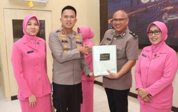 Polres Banyuasin Sambut Wakapolres dan Sejumlah Pejabat Baru Usai Sertijab