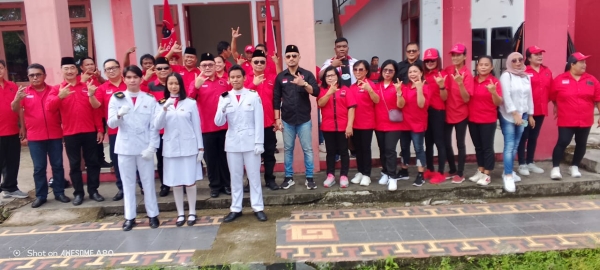 Rayakan Hari Pancasila, PDI Perjuangan Sangihe Gelorakan Semangat Kebersamaan