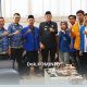 Wakil Bupati Tulang Bawang, Hankam Hasan, bersama jajaran pejabat dan perwakilan Pengurus Cabang PMII Kabupaten Tulang Bawang usai audiensi, Senin (2/6/2025).