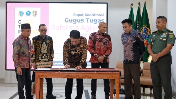 Rakor GTRA 2025, Lampung Genjot Akses dan Produktivitas Tanah Petani
