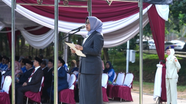 Kuatkan Ideologi Pancasila, Rektor Unila Ajak Civitas Akademika Wujudkan Indonesia Emas 2045