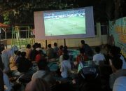 Masjid Al Iman Gelar Nobar Timnas Indonesia Sambil Gema Takbir Idul Adha
