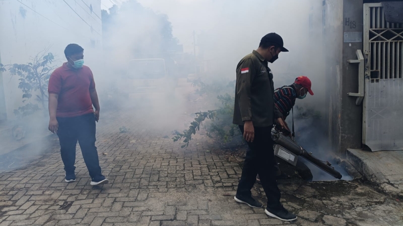 Puskesmas Rajabasa Indah Gencarkan Fogging dan Edukasi untuk Cegah DBD