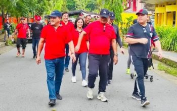 DPC PDIP Sangihe Gelar Jalan Sehat Meriahkan Bulan Bung Karno
